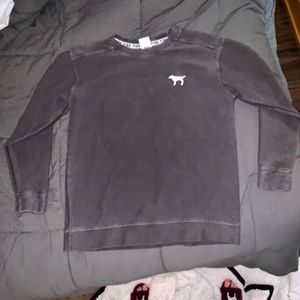 Grey Sweater (Pink VS)